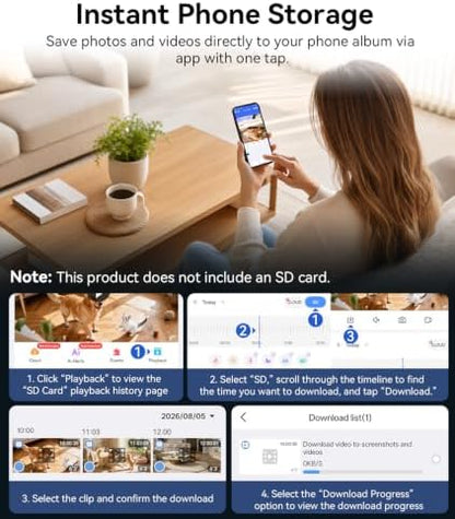 Wireless Bluetooth Speaker Security Camera with 4000mAh Long Battery Life,2.4GHz WiFi Indoor Camera for Home with App Control,Night Vision, Motion Detection,Real-Time Vide,Ideal for Elderly/Office