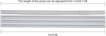 Electric Curtain Track with Remote Control, Motorized Curtain Track System, App & Voice Control, Compatible with Alexa and Google Home for Ceiling and Wall Mounta
