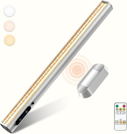 Rechargeable Magnetic LED Light Bar, 4000mAh Wireless Closet Light