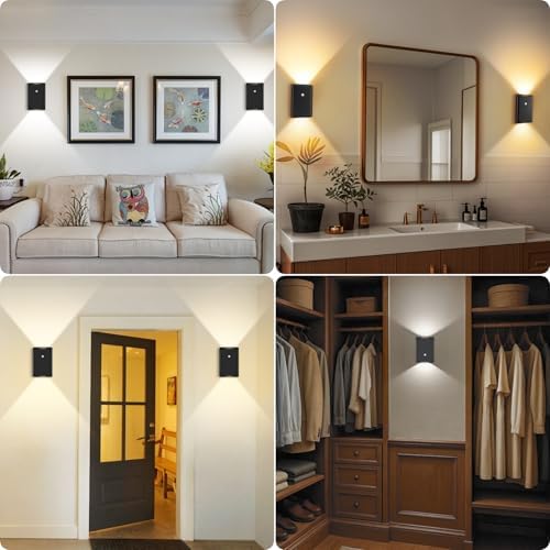 Eneru Motion Sensor Wall Sconce, Rechargeable Wireless Lights Indoor 1 Pack