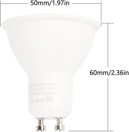 Garosa Smart Light Bulbs, 5W Bluetooth LED Bulbs, Color Changing,Smart Home for Decorating Living Home (ZigBee Type)