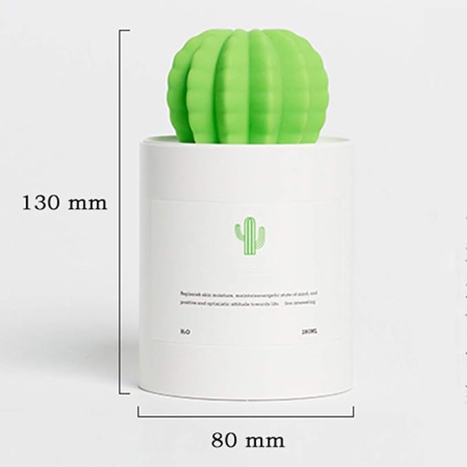 Humidifier Mini USB Humidifier Portable Home Silent Bedroom Air Purifier Hydrating Spray Air Humidifier (Color : Pink) (White)