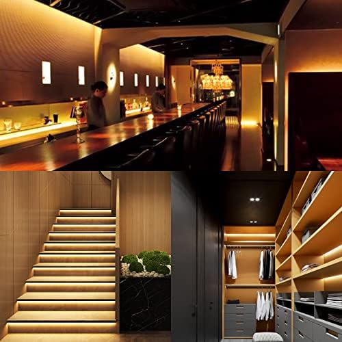 49.2ft/15M 24V COB LED Strip Light Warm White 3000K 5760LEDs 11000lm
