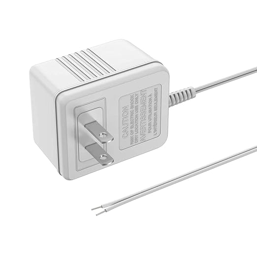 UL Certified Thermostat C Wire 24V Transformer, White Adapter Compatible with Honeywell, Nest, Emerson, Ecobee, Wyze Thermostat and Most Doorbells (26FT Power Cable)