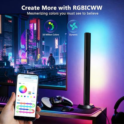 DAYBETTER Smart LED Light Bar,RGBICWW WiFi TV Light Bars for Room,Gaming
