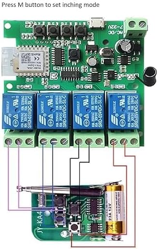 Zigbee 4CH DC7-32V USB 5V Relay Smart Switch Module,Wireless APP Remote Control with Inching/Self-Lock/Interlock modle，Works with Tuya Zigbee Gateway，Alexa，Google Home (Required ZigBee Hub)