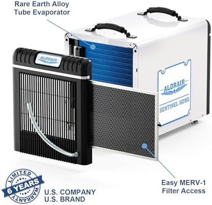 ALORAIR 198 Pints Crawlspace Dehumidifier for Commercial, Sentinel HD90