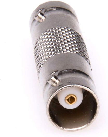 XFFCSEC10PCS BNC Female to Female and DC Male to Male Connector 5.5mm x 2.1mm 12V 5A Power Cable Jack Adapter，DC Power Jack Plug Adapter and BNC Connector for CCTV Home Security Surveillance.