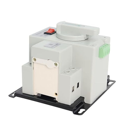 Ketofa 2P 63A 110V Automatic Transfer Switch, Dual Power ATS, White