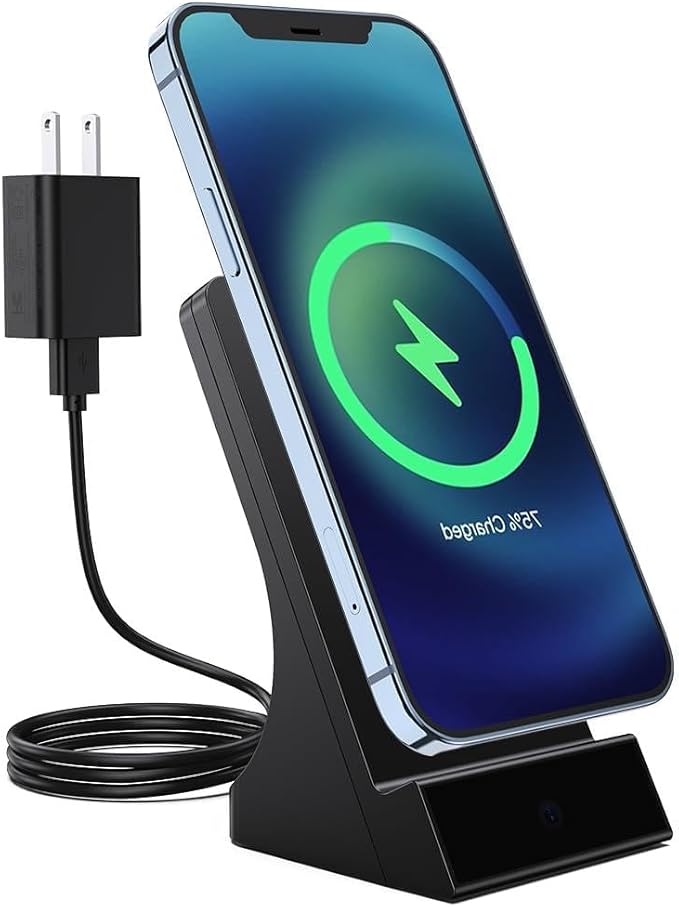 LIZVIE Phone Charger Hidden Camera with Spy Lens, 24/7 Night Vision, Wireless Charger Spy Camera Indoor, Free APP Control/Motion Detection, Supports 256GB SD Card.