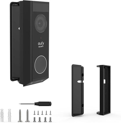 Angle Mount for eufy Security Video Doorbell E340, Adjustable 0 to 35 Degree Doorbell Camera Holder for Eufy Doorbell E340, Mounting Bracket Corner Wedge Stand Kit for eufy Video Doorbell E340