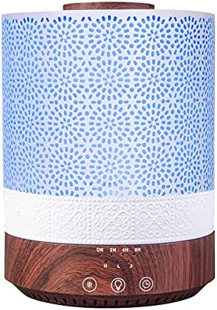 BlueHills 2500 ML Premium XL Essential Oil Diffuser Décor Cover Dark Wood