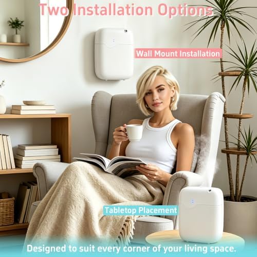 Waterless Essential Oil Diffuser, 400ml Capacity & 2000 Sq.Ft Coverage