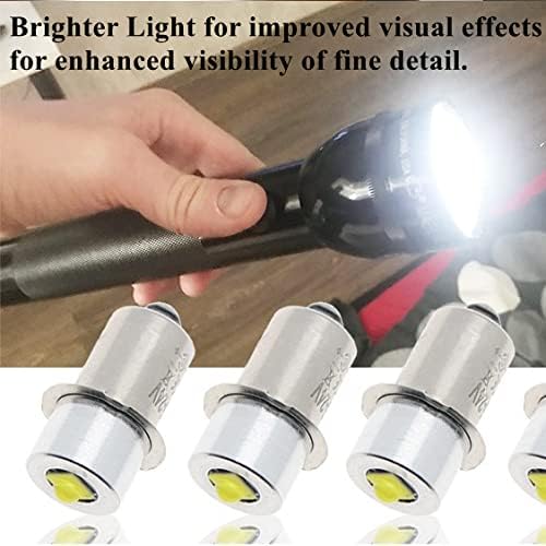 CUIFATI Upgrade Led Bulb, 5w 6-24v P13.5s High Power Led Upgrade Bulb,with for Upgrade Bulb Or Replacement Flashlight Bulb.