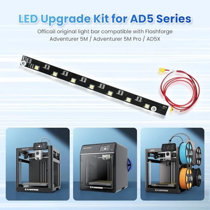 FLASHFORGE AD5M Series LED Strip Kit,24V LED Light Board Replacement