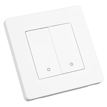Fafeicy Smart Light Switch for Zigbee 2 Gang, Timing Dimming Scene Panel