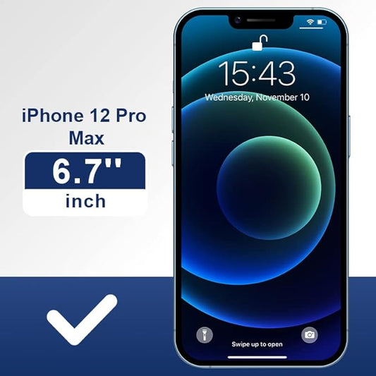 ImpactStrong Anti-Spy Privacy Screen Protector for iPhone 12 Pro Max (6.7-Inch), 9H Tempered Glass, Shatter-Resistant, Anti-Scratch, Easy Install Kit, Case Friendly, 2-Pack