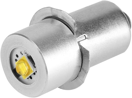 Led Flashlight Bulb High Power LED Upgrade Bulb Replacement Part LED Conversion Kit Bulbs High Bright LED Emergency Work Light Lamp Flashlight Replacement Bulb Torches(4~12V Warm