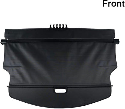 Powerty Retractable Cargo Cover for Cadillac XT5 2017-2019, Canvas Texture Trunk Cover Privacy Screen Rear Security Shade for XT5 Accessories (with Extented Cover)