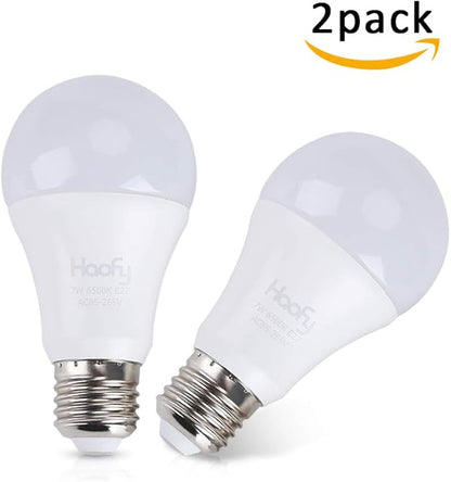 Dusk to Dawn Light Bulb, Smart Sensor LED Bulb 7W Automatic On and Off Sensor Light Bulb for Porch Front Door Garage Basement