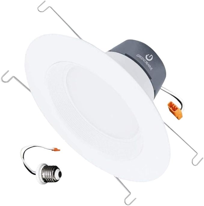 Green Creative 97995-18DL6DIM/930 LED Recessed Can Retrofit Kit with 5 6 Inch Recessed Housing