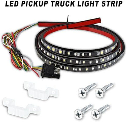 Mupera Triple Row LED Tailgate Light Bar 60 Inch