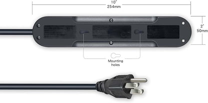 OSKOS Surge Protector Power Strip, 6 outlets, 500 Joules, 6FT Extension Cord, UL Listed,15A Circuit Breaker, Wall Mountable.