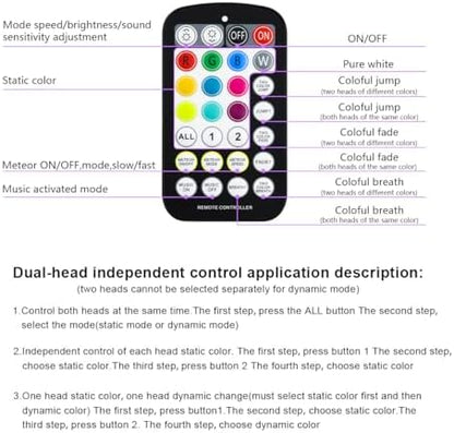 AZIMOM Dual Color 32W Fiber Optic Starlight Headliner Kits1300pcs 0.03in 13.1ft, RGB Meteor Shooting Star, Sound Activated Remote APP Control Home Car Ceiling Décor