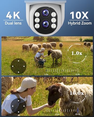 4PCS CCTV Security Camera System with 4K NVR