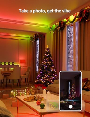 Lepro S2 AI Smart LED Strip Lights 32.8FT RGB+CCT WiFi Bluetooth for Room
