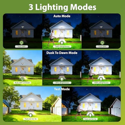 Abovizo 150W Motion Sensor Outdoor Lights, 16500LM LED Security Lights