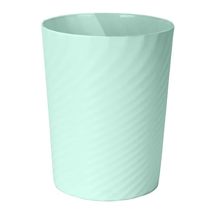 Hand Trash Can - Small Waste basketbin - 1.8 Gallon- for Office,Home,Bathroom,Kitchen - Green
