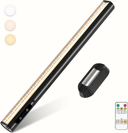 Rechargeable Magnetic LED Light Bar, 4000mAh Wireless Closet Light