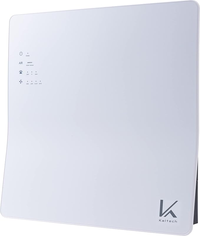 Kaltech KL-W01U Wall Mounted Photocatalytic Air Purifier, Made in Japan, Washable Filter, Quiet, Remove Odor, Mold, Pet Allergen, Smoke, VOC, Pollen, up to 560sqft (Main Unit Only -Stand Not Included)