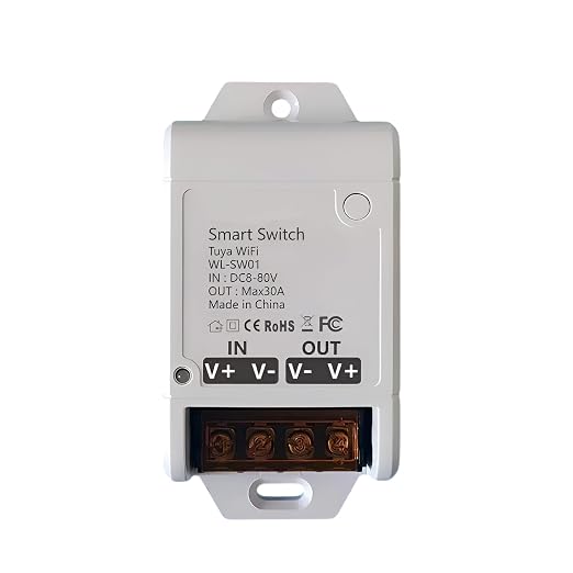DC 8-80V 30A Tuya App WiFi Remote Smart Switch