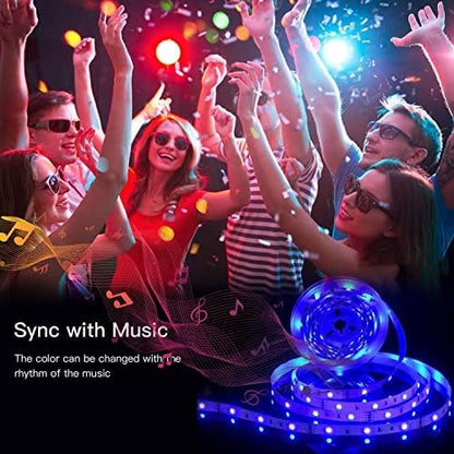 Tuya Bluetooth Smart LED Light Bulbs RGBCW, E14 Music Sync Color Changing,with App Control for Living Room, Party,4PACK.