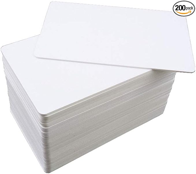 Meikuler 13.56MHz MIFARE Classic 1K, RFID Smart Card / M1 Card, ISO14443A Printable Blank RFID PVC Cards for Access Control, Hotel Key cads, etc (200)