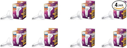 Philips LED Flicker-Free Frosted Dimmable BR40 Light Bulb - EyeComfort Technology - 800 Lumen & Flicker-Free Frosted Dimmable BR30 Light Bulb - EyeComfort Technology - 650 Lumen