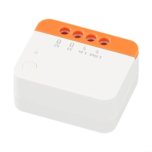 for SONOFF ZBMINI-L2 for ZIGBEE 3.0 Smart Switch Two-Way Relay Module No Neutral Wire Required Voice Control Timer Scene for DIY Home Automation 100-240V(1PCS)