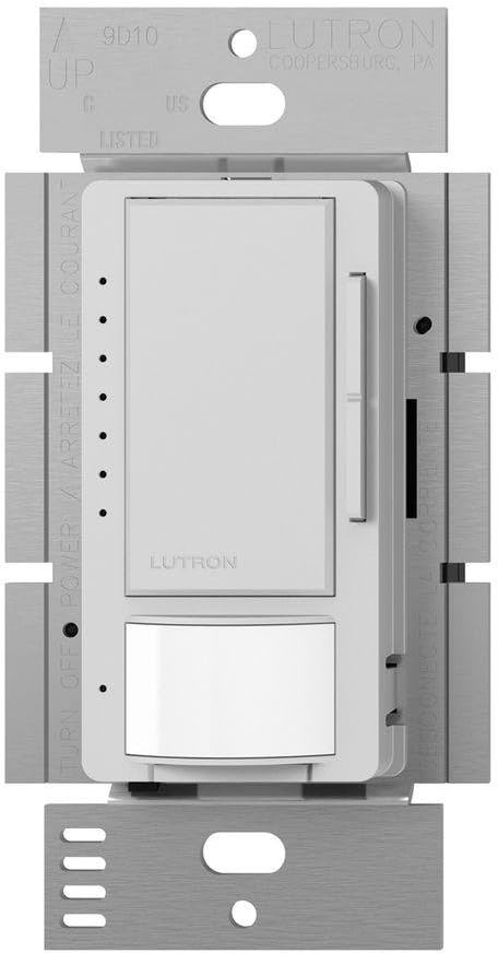 Lutron Maestro LED+ Motion Sensor/Dimmer Switch | 150W LED | Single Pole/Multi-Location | MSCL-OP153M-PD | Palladium