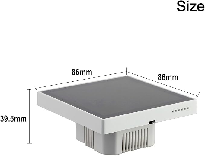 Smart Home Control Panel For NSPanel Pro Wireless Touchscreen Hub Integrating For Zigbee For Gateway Supports ZB Sensor ZBMINI BASICZBR3(White)