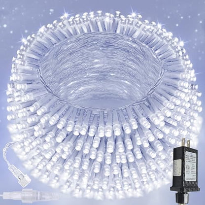 100 LED Connectable String Lights, 33FT Christmas Lights Outdoor Indoor