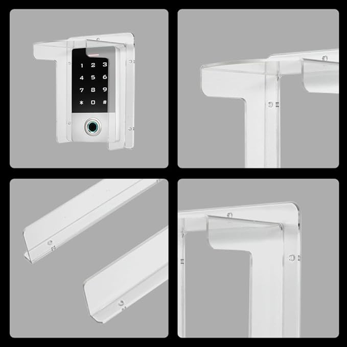 Doorbell Rain Cover Weatherproof for Ring Nest Video Doorbells, Universal Keypad Cover Protector for Outside Camera Door, Gate Access Control, Doorbell & Fingerprint Lock (Y110 - Without lid)
