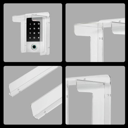 Doorbell Rain Cover Weatherproof for Ring Nest Video Doorbells, Universal Keypad Cover Protector for Outside Camera Door, Gate Access Control, Doorbell & Fingerprint Lock (Y110 - Without lid)