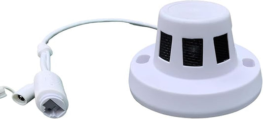 Real HD 4K 8MP PoE IP Camera, H.265 Surveillance CCTV Security Camera Wired, 3.7mm Lens, No IR, NDAA Compliant, Indoor Only