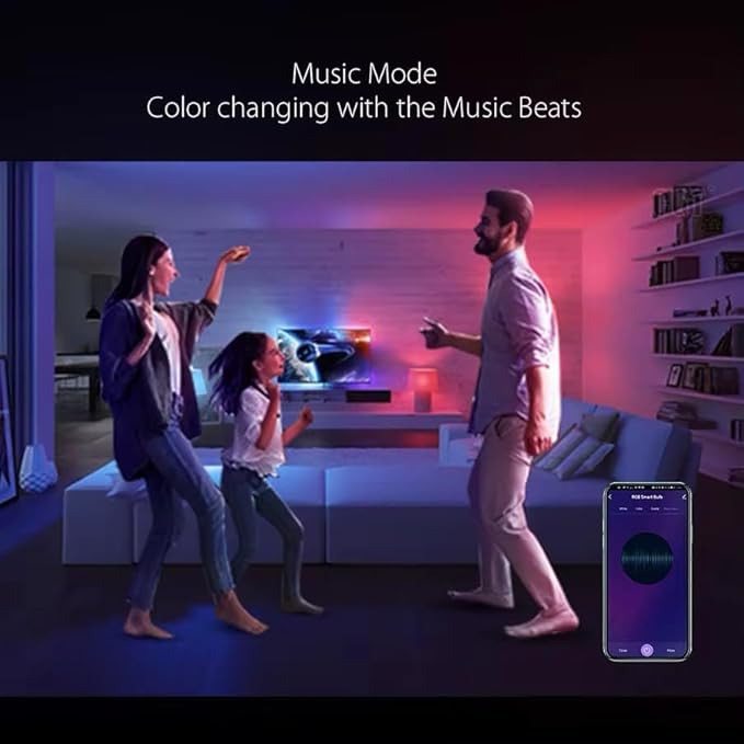 Smart RGB LED Wi-Fi Light Bulb Multicolor Voice Control Alexa Google