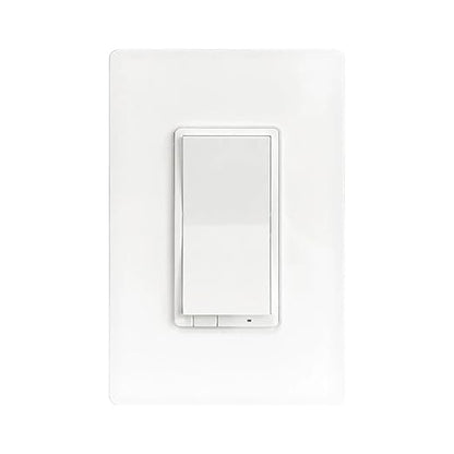 HALO Pure Smart Wi-Fi Dimmer Switch for Traditional Non Smart Dimmable Lights, 120V Hardwired Single Pole 3-Way Compatible with Alexa Google Assistant Voice Control - SWW-DIM-WH