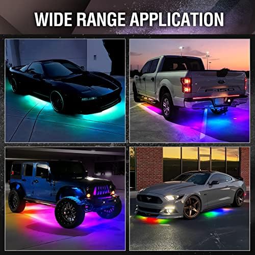 OPT7 Aura DreamColor Underglow Chasing Lights for Car with APP & Remote