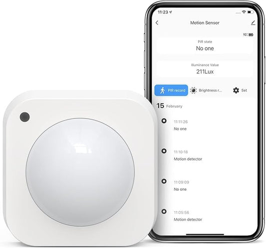 TREATLIFE Zigbee Motion Sensor, Smart Motion Sensor Detector for Alarm System, Smart Home Automation, Triggering Lights and Scenes, Compatible with Alexa Google Home (Hub Required and Sold Separately)