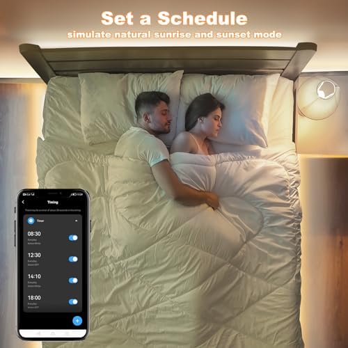 Tatazone WiFi Smart White COB Led Strip Light with Remote